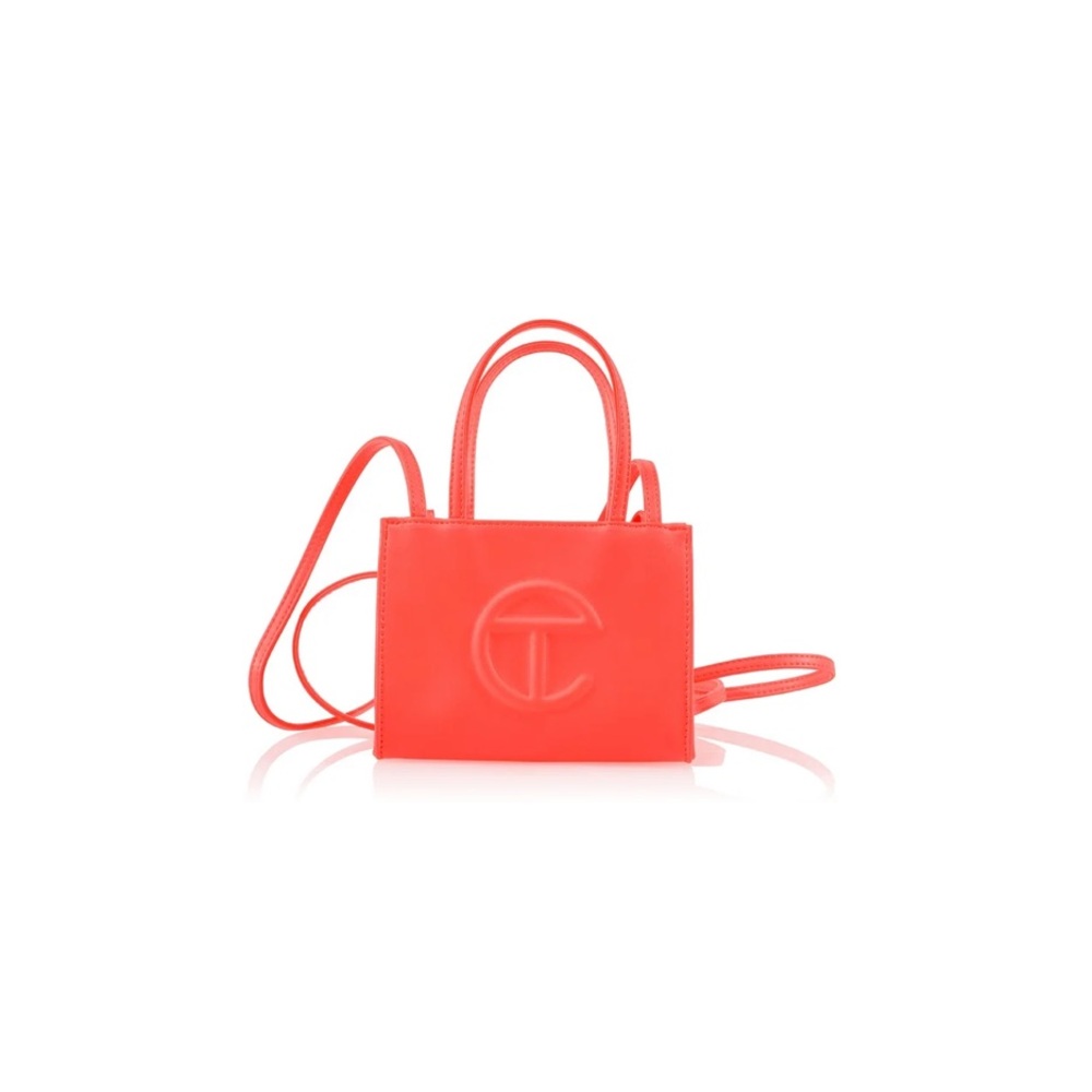Telfar Small Shopping Bag - Coral/Hazard